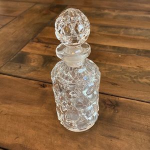 Antique Glass Decanter Crystal